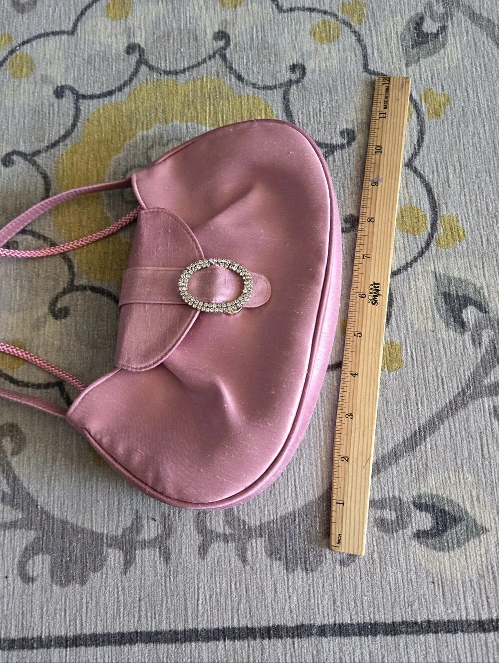 LA REGALE PINK /SILVER PURSE